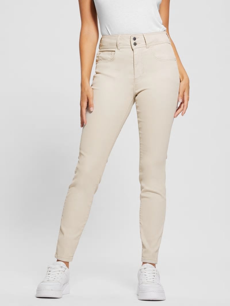 Guess Pearl Shape Up High-Rise Skinny Jeans - Harrogate Pearl Oyster Guess Pearl Shape Up High-Rise Skinny Jeans - Harrogate Pearl Oyster