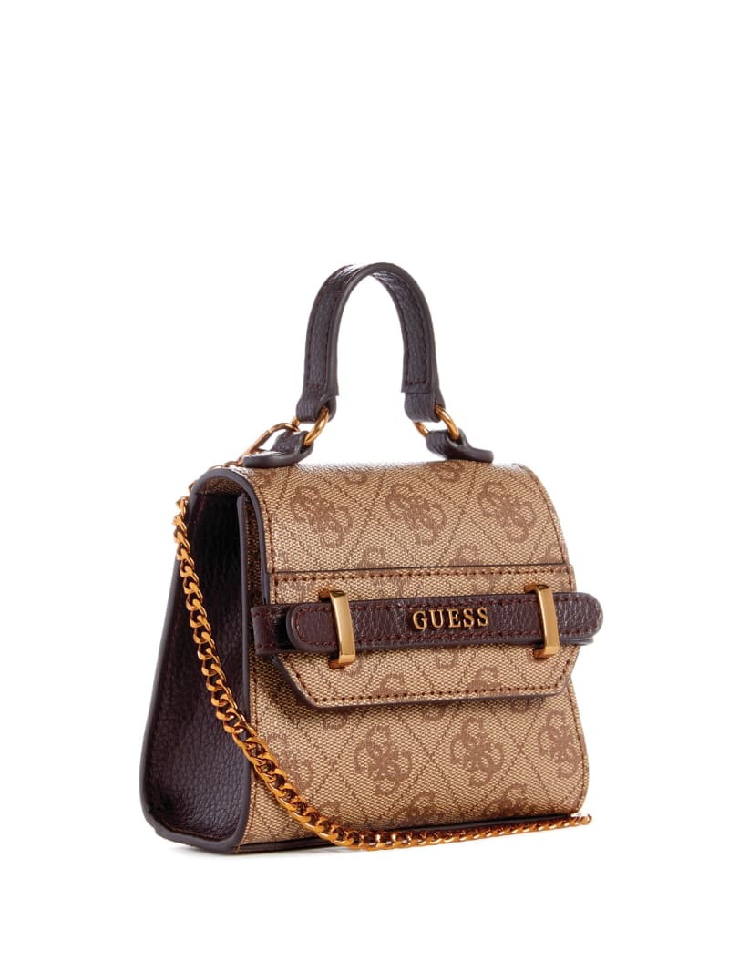 Guess Sestri Quattro G Micro Mini Satchel - Light Vintage Guess Sestri Quattro G Micro Mini Satchel - Light Vintage