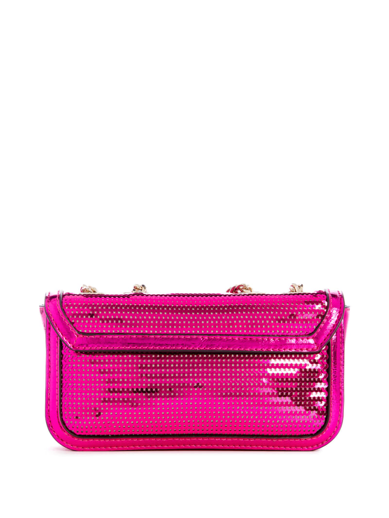 Guess Kaska Sequin Convertible Mini Crossbody - Fuchsia Guess Kaska Sequin Convertible Mini Crossbody - Fuchsia