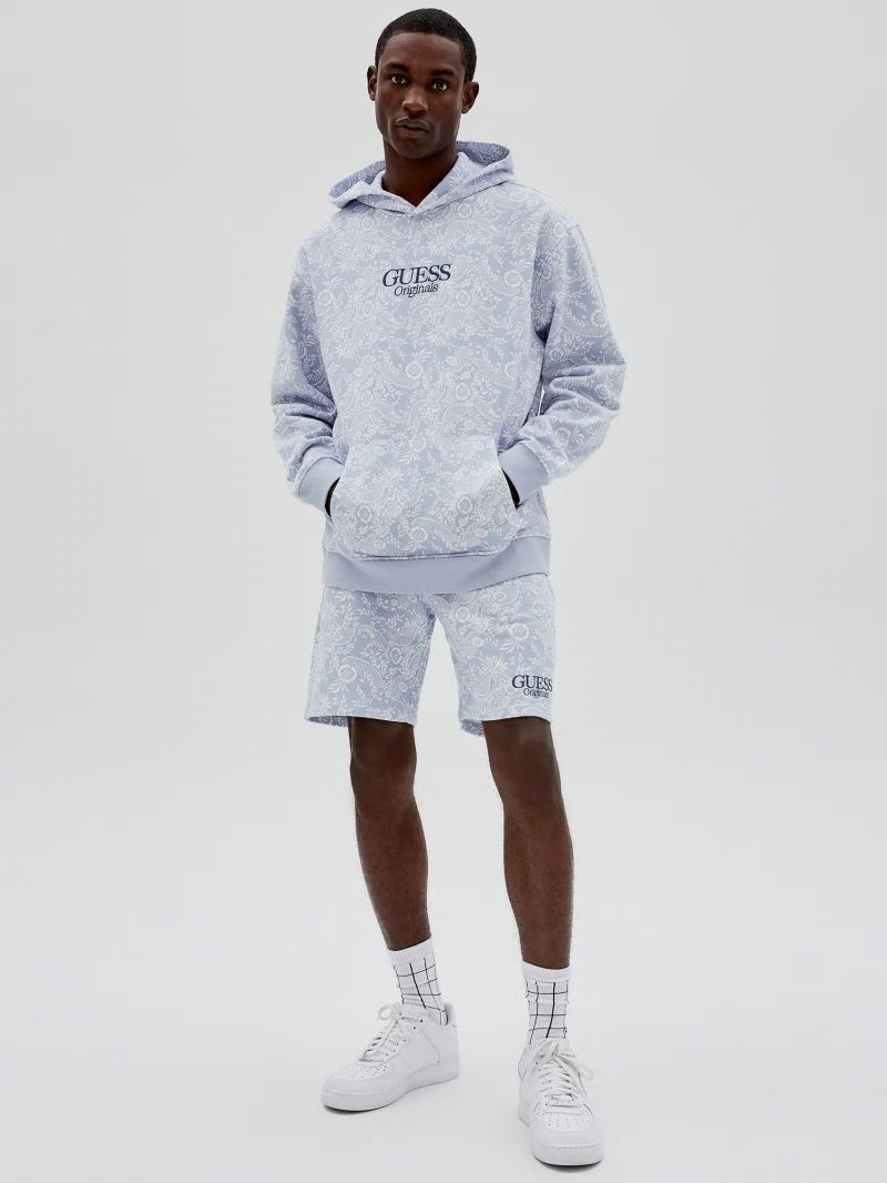 Guess GUESS Originals Bandana Hoodie - Sonic Pearl Multi Guess GUESS Originals Bandana Hoodie - Sonic Pearl Multi
