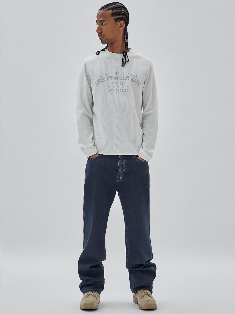 Guess GUESS Originals Relaxed Canvas Pants - Jet Black Multi Guess GUESS Originals Relaxed Canvas Pants - Jet Black Multi