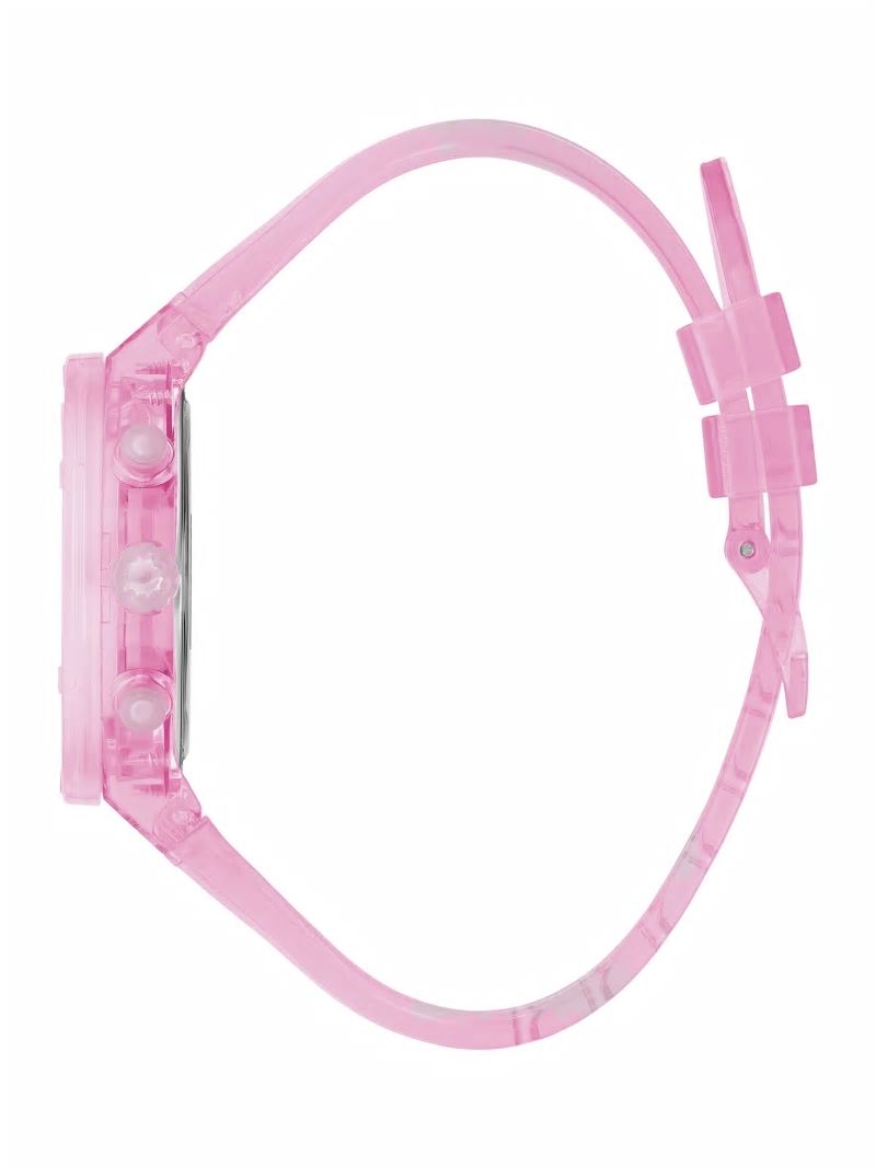 Guess Pink Transparent Multifunction Watch - Rose Gold Guess Pink Transparent Multifunction Watch - Rose Gold
