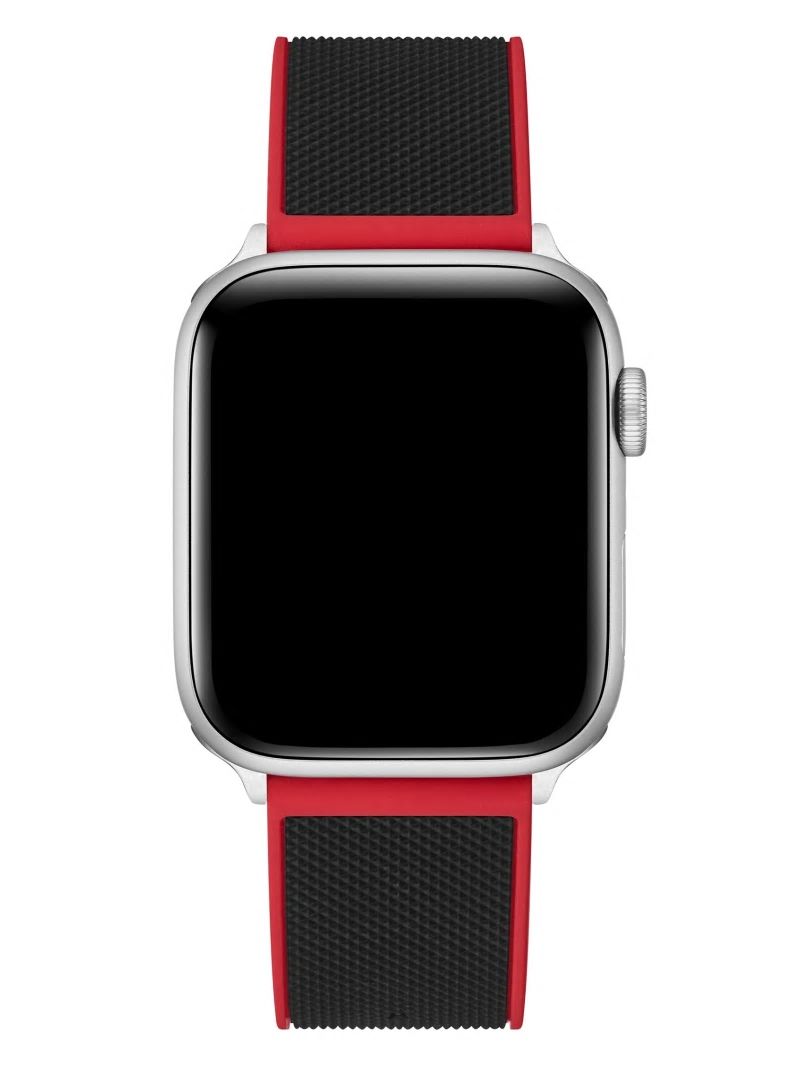 Guess Black and Red Silicone 42-45 mm Band for Apple Watch® - Black & Red Combo Guess Black and Red Silicone 42-45 mm Band for Apple Watch® - Black & Red Combo