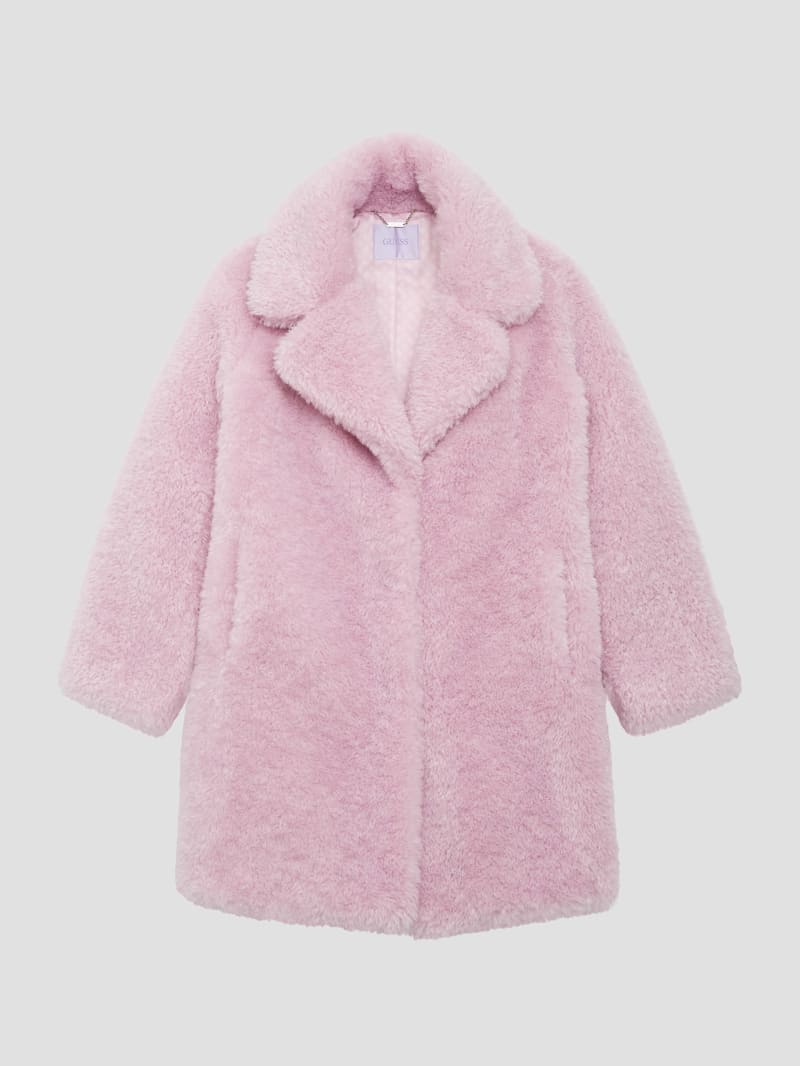 Guess Nives Faux-Fur Coat - Charming Purple Guess Nives Faux-Fur Coat - Charming Purple