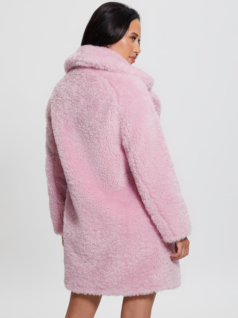 Guess Nives Faux-Fur Coat - Charming Purple Guess Nives Faux-Fur Coat - Charming Purple