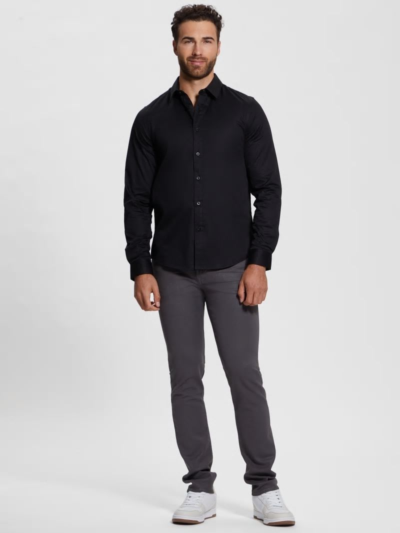 Guess Luxe Stretch Shirt - Black Guess Luxe Stretch Shirt - Black