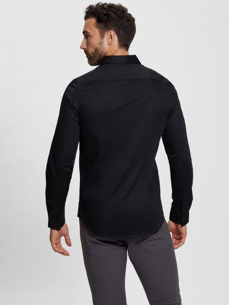 Guess Luxe Stretch Shirt - Black Guess Luxe Stretch Shirt - Black