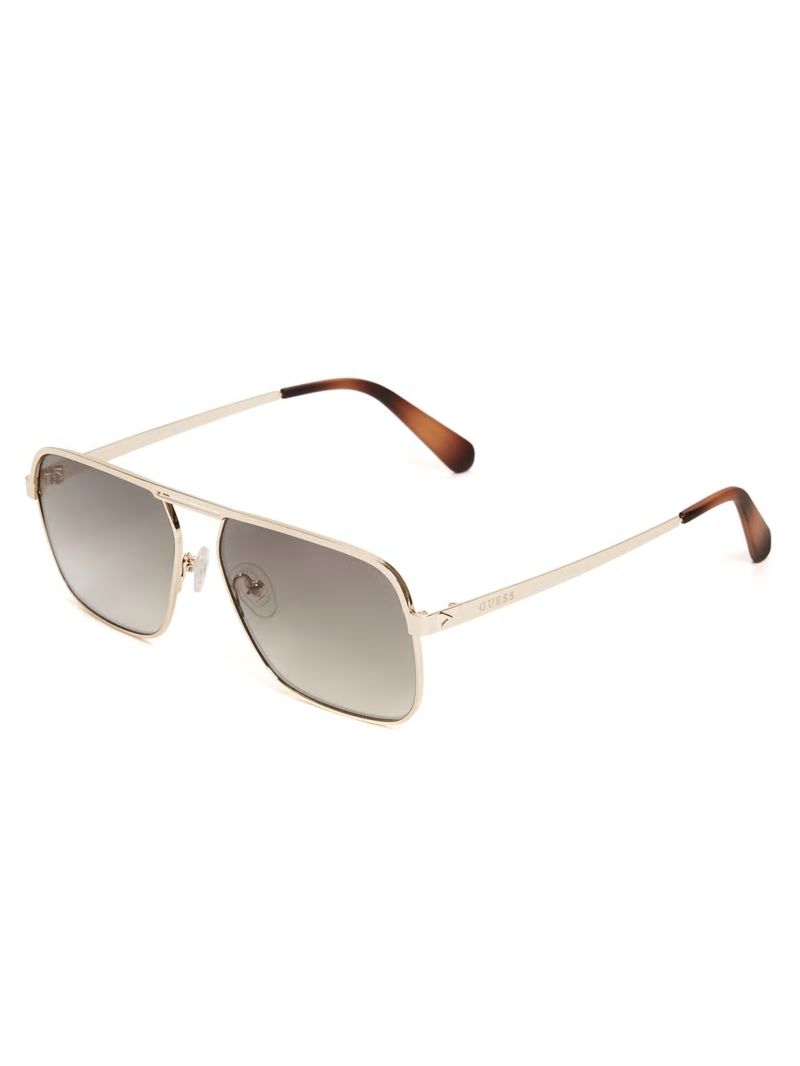 Guess Top Bar Aviator Sunglasses - Gold Guess Top Bar Aviator Sunglasses - Gold