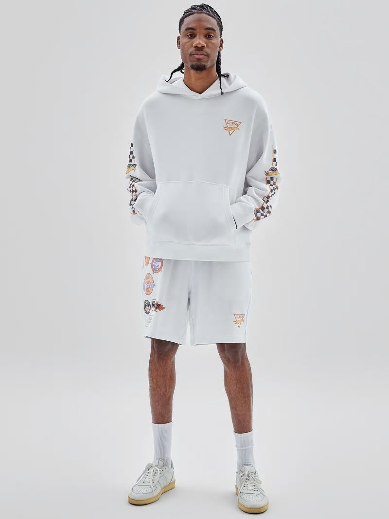 Guess GUESS Originals x Hot Wheels Hoodie - Pure White Guess GUESS Originals x Hot Wheels Hoodie - Pure White