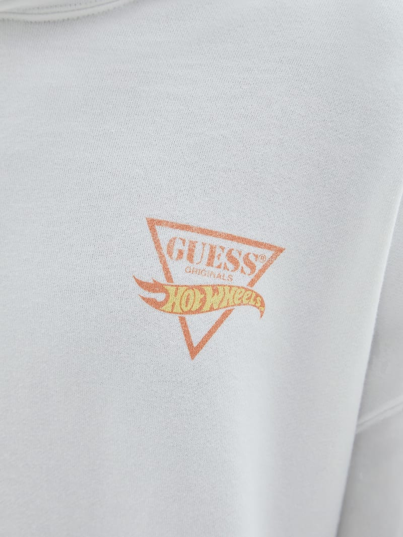 Guess GUESS Originals x Hot Wheels Hoodie - Pure White Guess GUESS Originals x Hot Wheels Hoodie - Pure White
