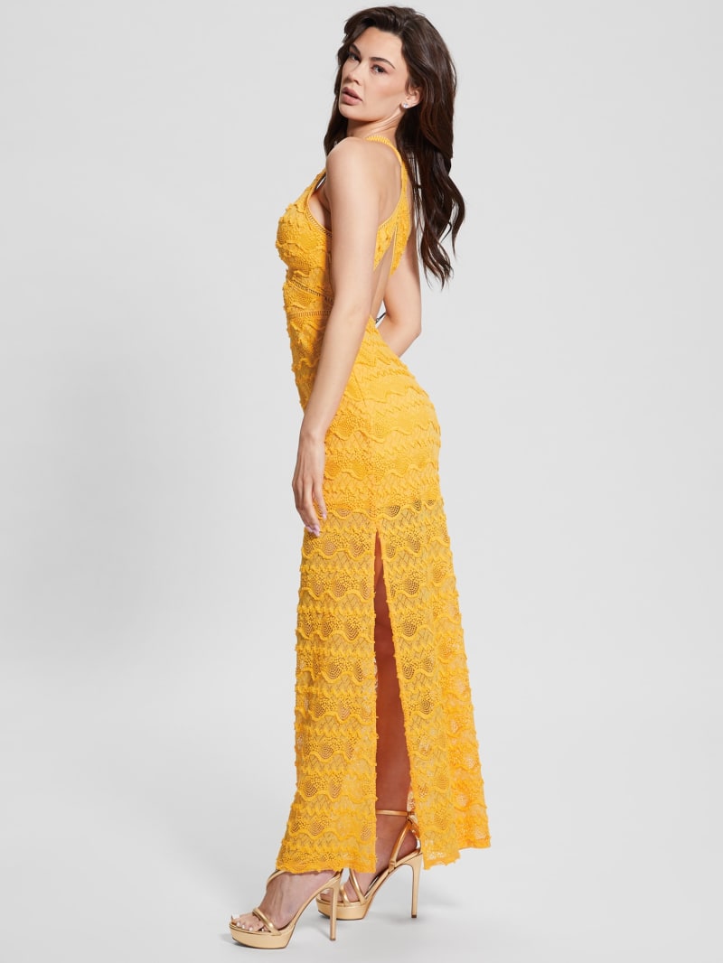 Guess Liza Lace Maxi Dress - Laguna Yellow Guess Liza Lace Maxi Dress - Laguna Yellow