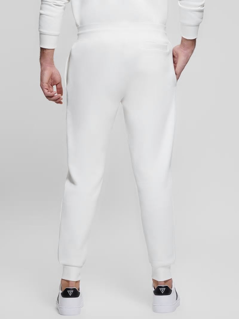 Guess Eco Aldwin Logo Pants - Blanc/Scuffy Guess Eco Aldwin Logo Pants - Blanc/Scuffy
