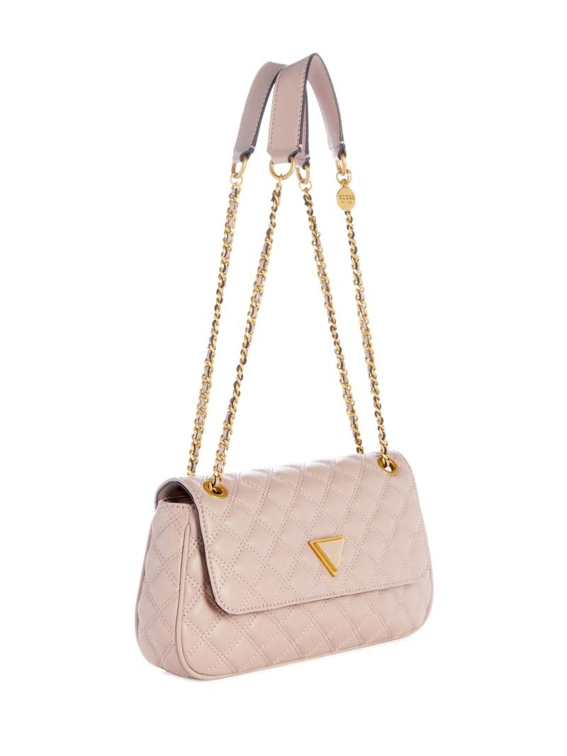 Guess Giully Quilted Convertible Crossbody - Rosewood Guess Giully Quilted Convertible Crossbody - Rosewood
