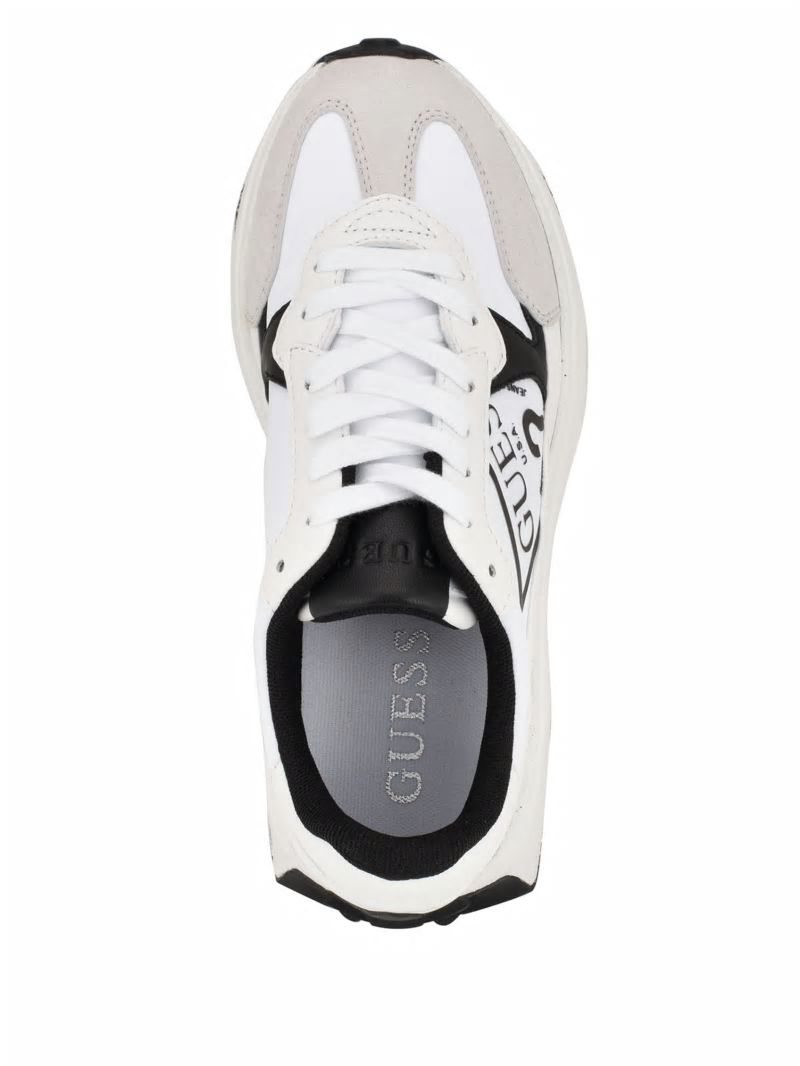 Guess Caleb Printed Joggers - White 144 Guess Caleb Printed Joggers - White 144