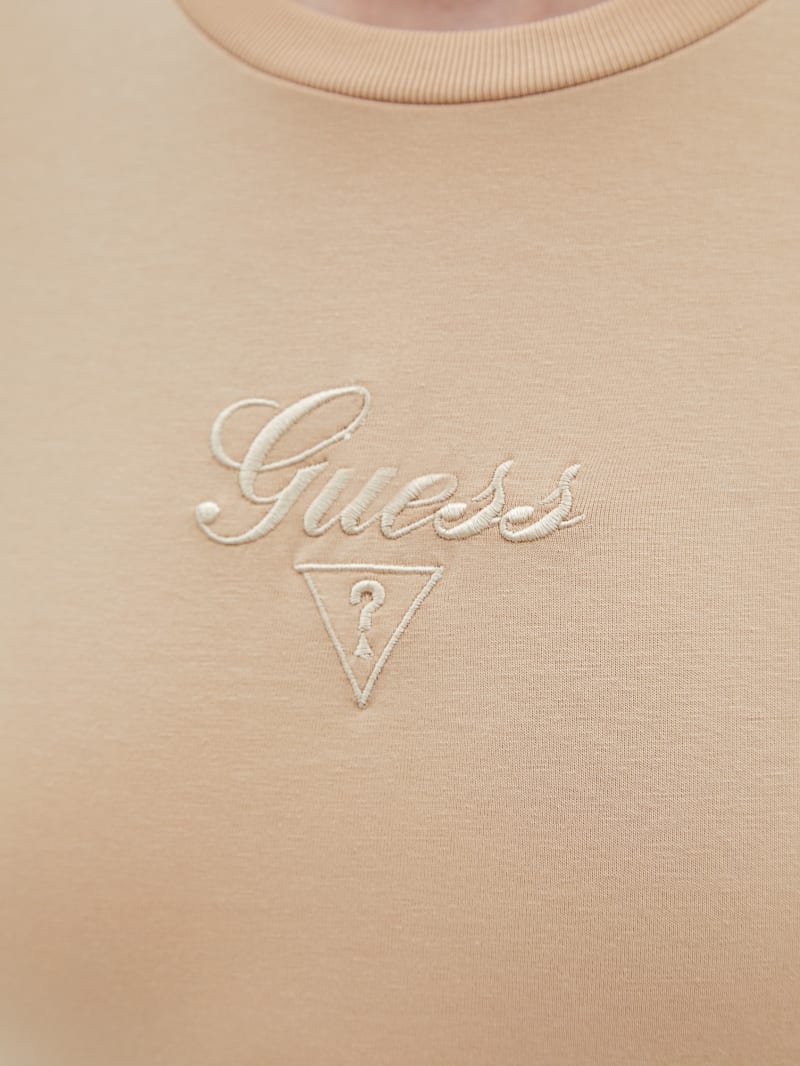 Guess GUESS Originals Logo Baby Tee - Cameo Beige Guess GUESS Originals Logo Baby Tee - Cameo Beige