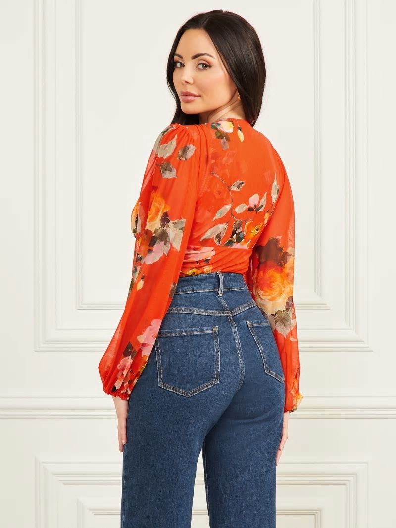 Guess Sofia Bodysuit - Corsage Print Guess Sofia Bodysuit - Corsage Print