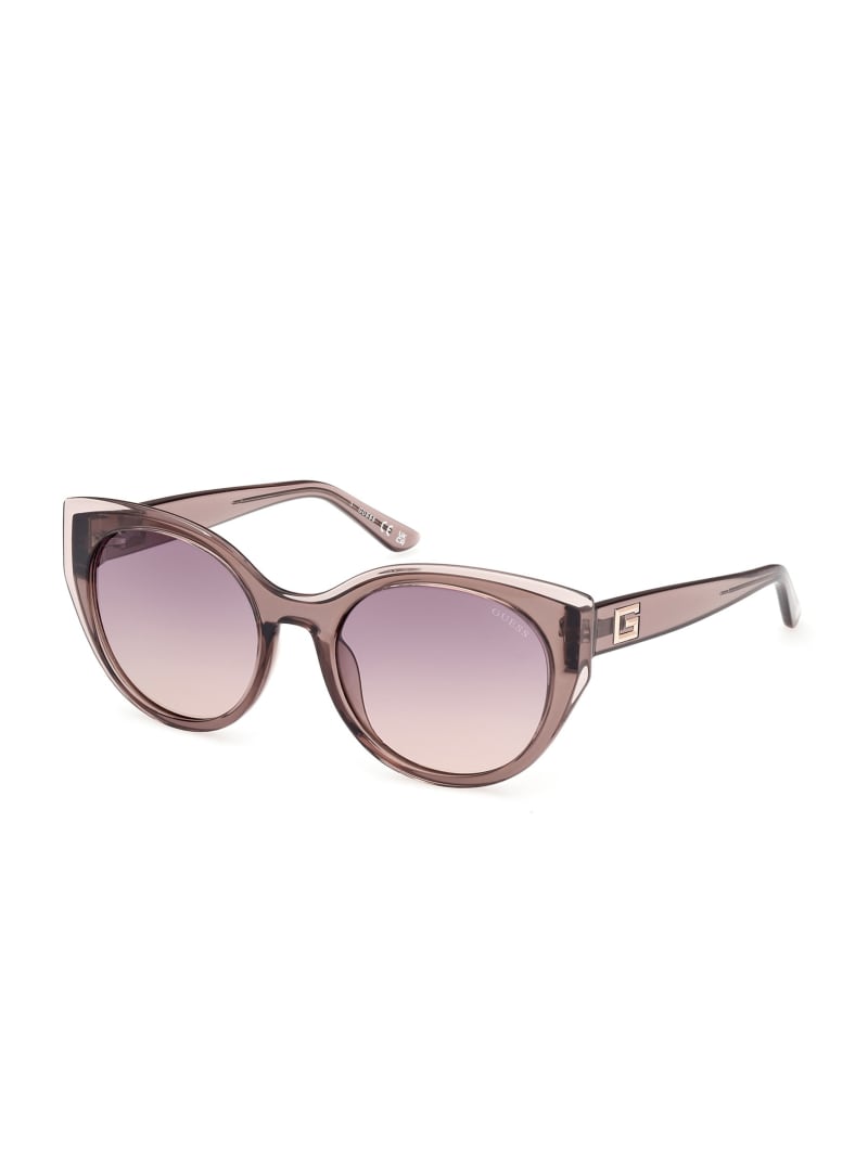 Guess Round Lucite Sunglasses - Pop Guess Round Lucite Sunglasses - Pop
