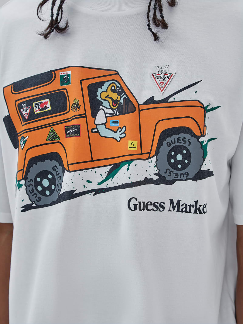 Guess GUESS Originals x Market Rover Tee - Pure White Guess GUESS Originals x Market Rover Tee - Pure White