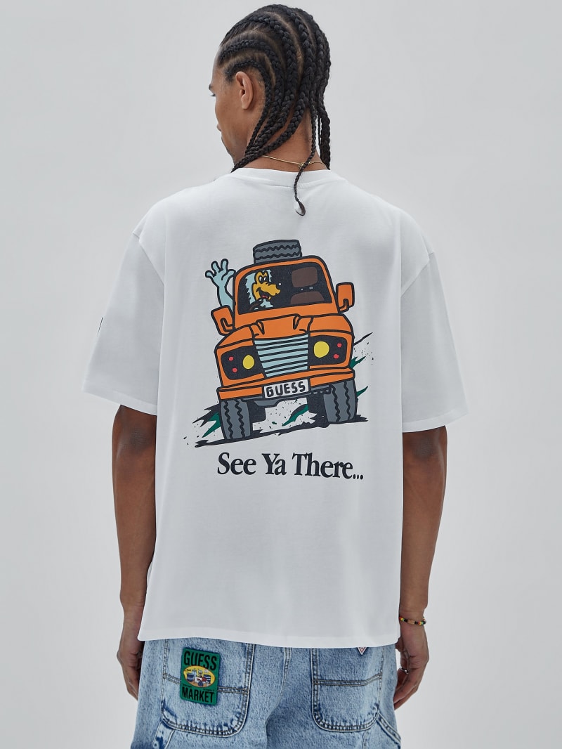 Guess GUESS Originals x Market Rover Tee - Pure White Guess GUESS Originals x Market Rover Tee - Pure White