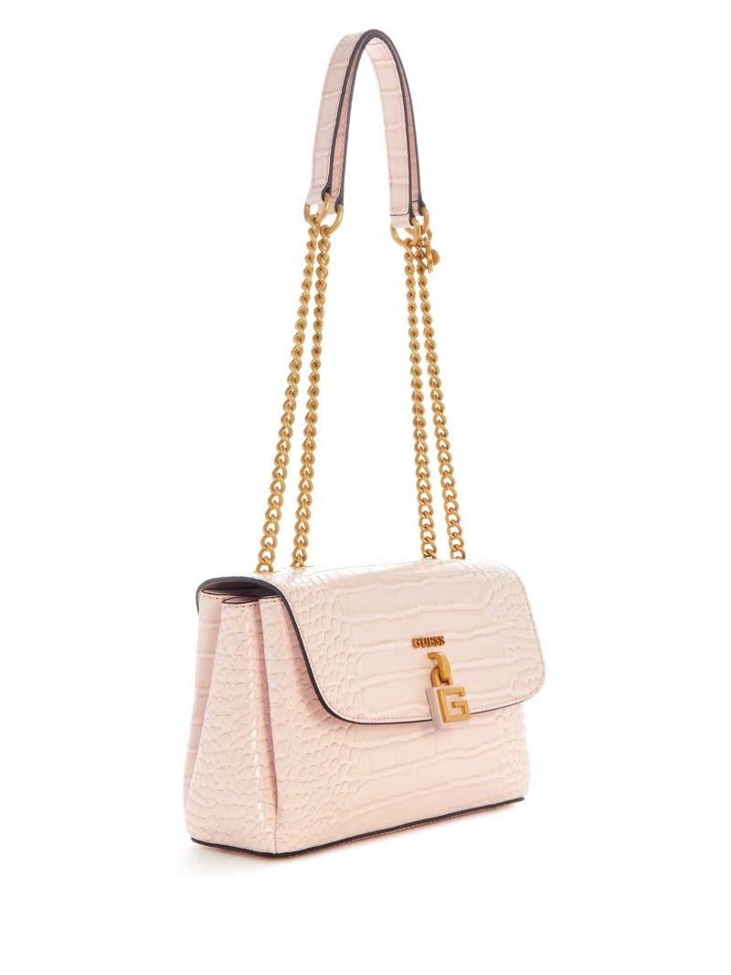 Guess Montreal Faux-Crocodile Convertible Crossbody - Bleu/Palermo Wash Guess Montreal Faux-Crocodile Convertible Crossbody - Bleu/Palermo Wash