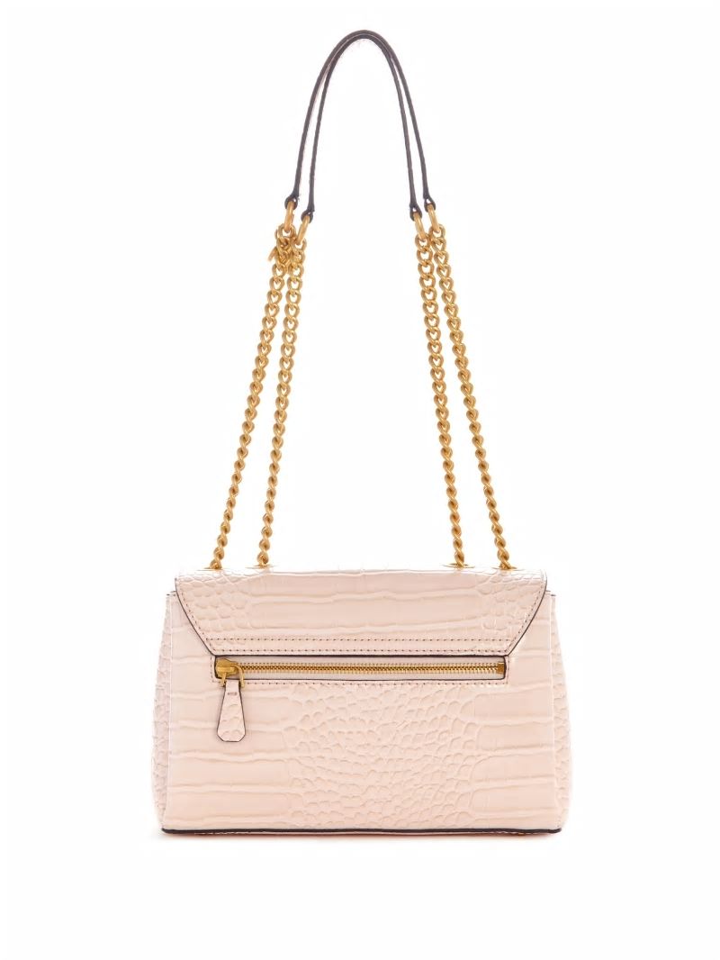Guess Montreal Faux-Crocodile Convertible Crossbody - Bleu/Palermo Wash Guess Montreal Faux-Crocodile Convertible Crossbody - Bleu/Palermo Wash