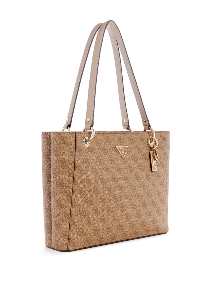 Guess Noelle Quattro G Noel Tote - Latte Logo Guess Noelle Quattro G Noel Tote - Latte Logo
