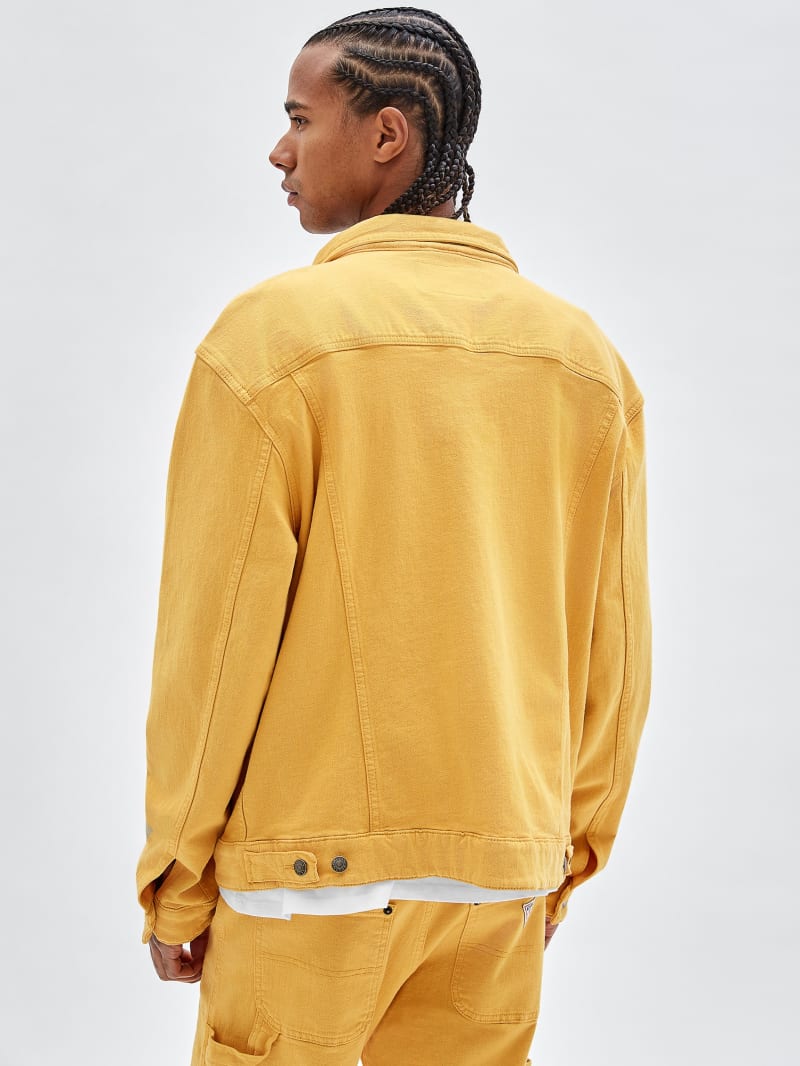Guess GUESS Originals Denim Jacket - Go Yellow Mustard Wash Guess GUESS Originals Denim Jacket - Go Yellow Mustard Wash