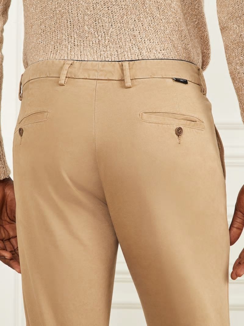Guess Armando Piping Chino Pant - Herb Tan Guess Armando Piping Chino Pant - Herb Tan
