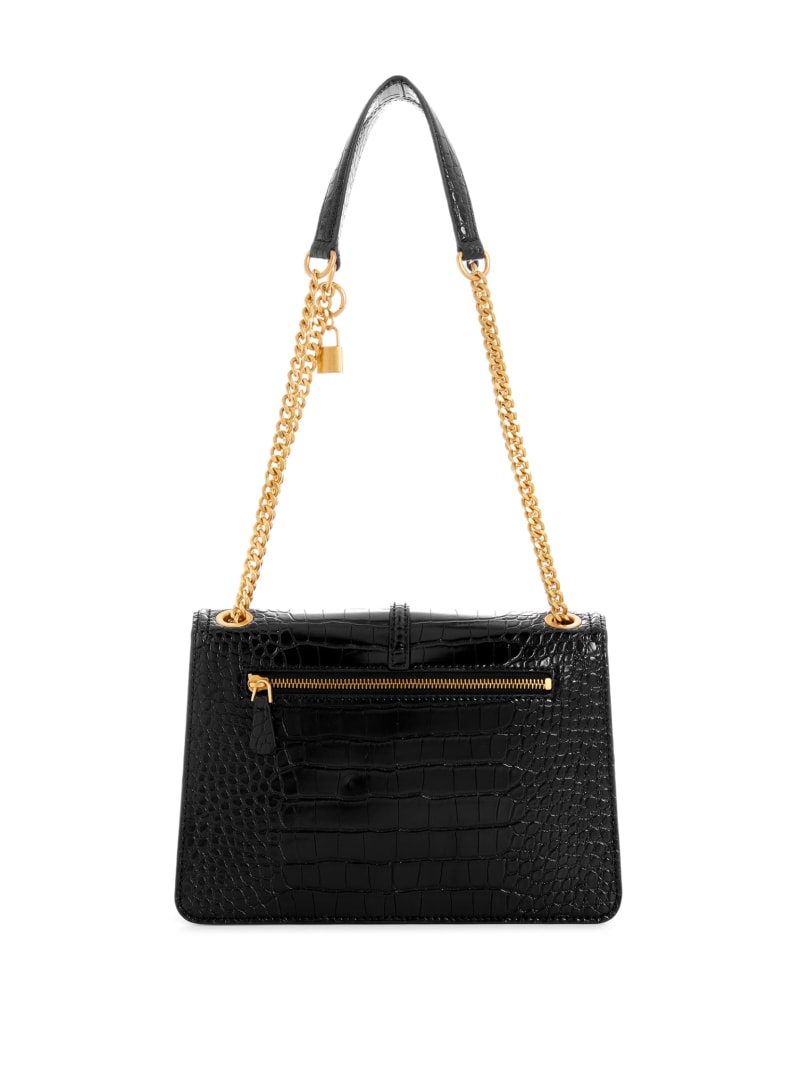 Guess James Convertible Crossbody Flap Bag - Black Floral Print Guess James Convertible Crossbody Flap Bag - Black Floral Print