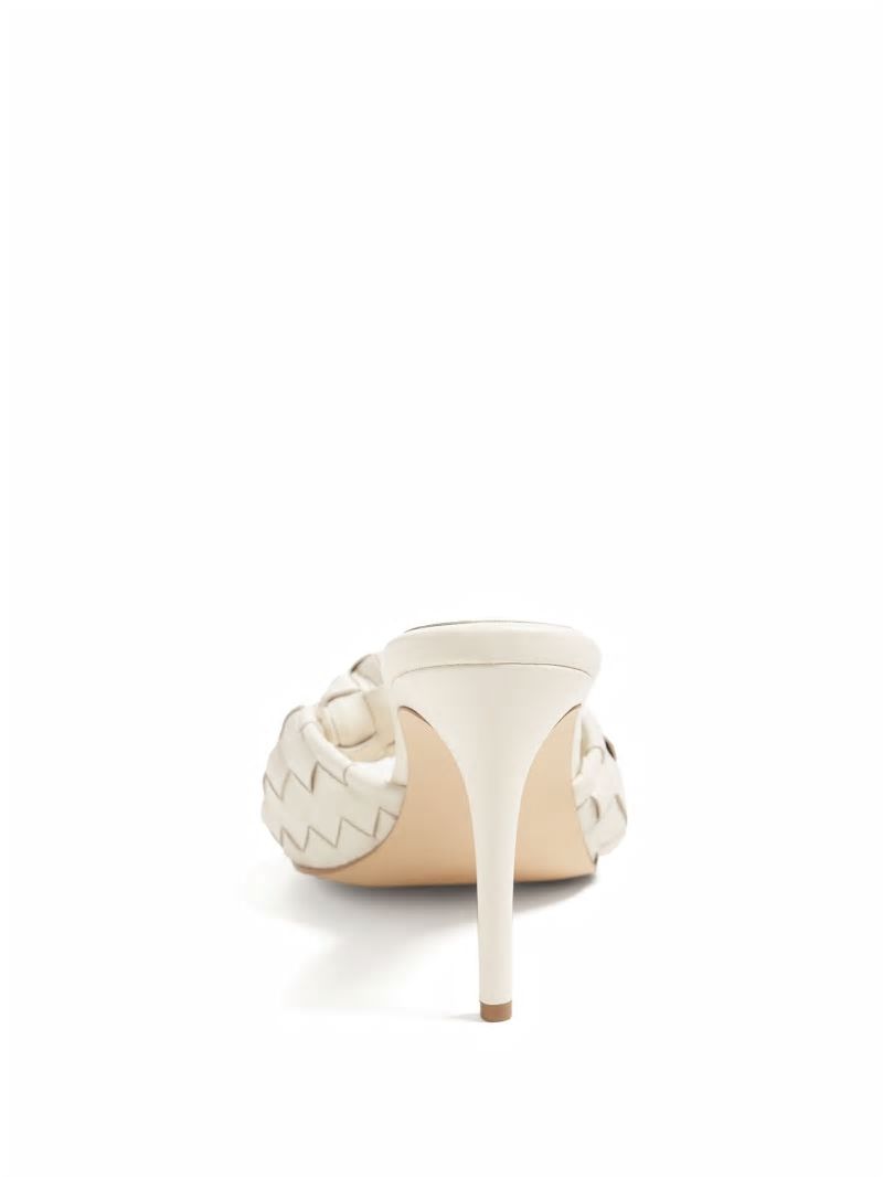 Guess Janna Woven Mule - Ivory Guess Janna Woven Mule - Ivory