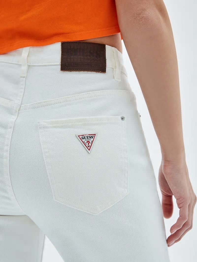 Guess GUESS Originals Kit Mom Jeans - Go Ecru Wash Guess GUESS Originals Kit Mom Jeans - Go Ecru Wash