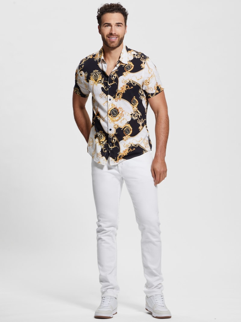 Guess Eco Gold Chains Shirt - Gold Chains Guess Eco Gold Chains Shirt - Gold Chains