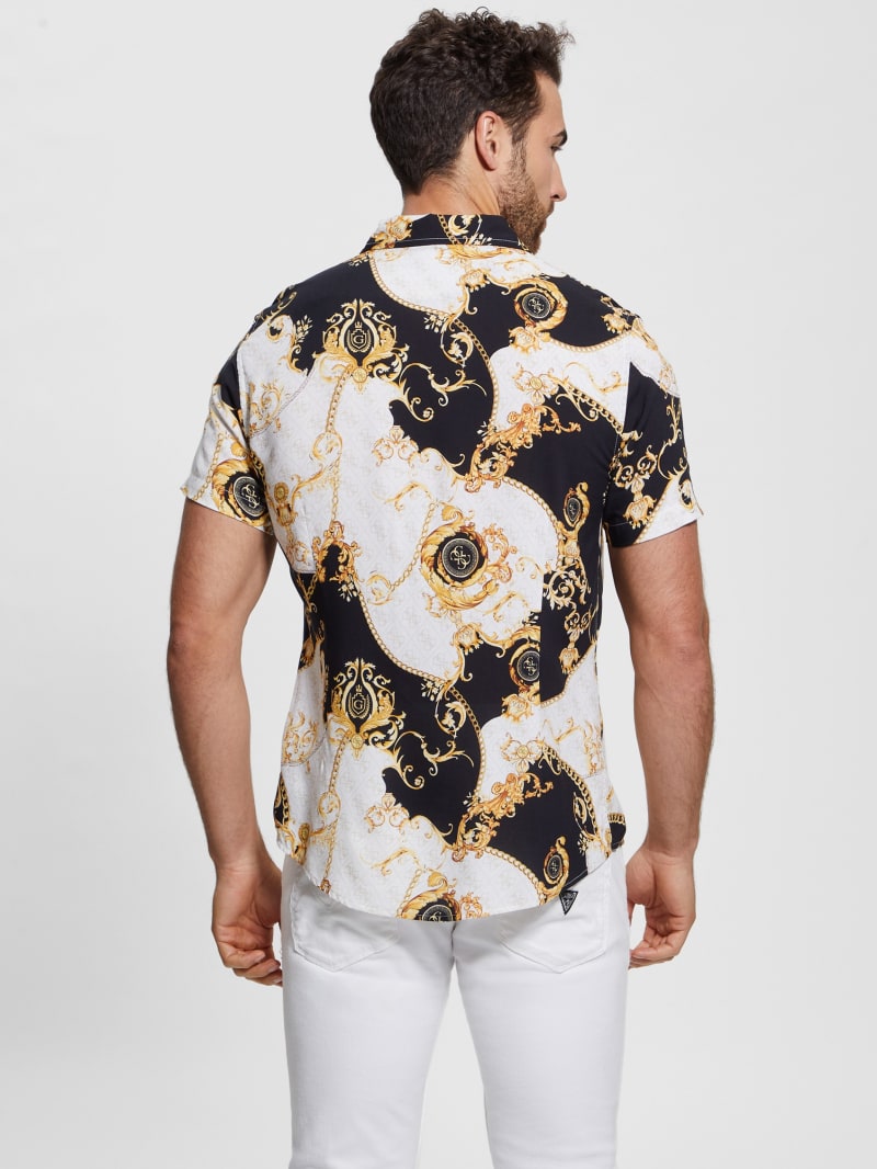 Guess Eco Gold Chains Shirt - Gold Chains Guess Eco Gold Chains Shirt - Gold Chains