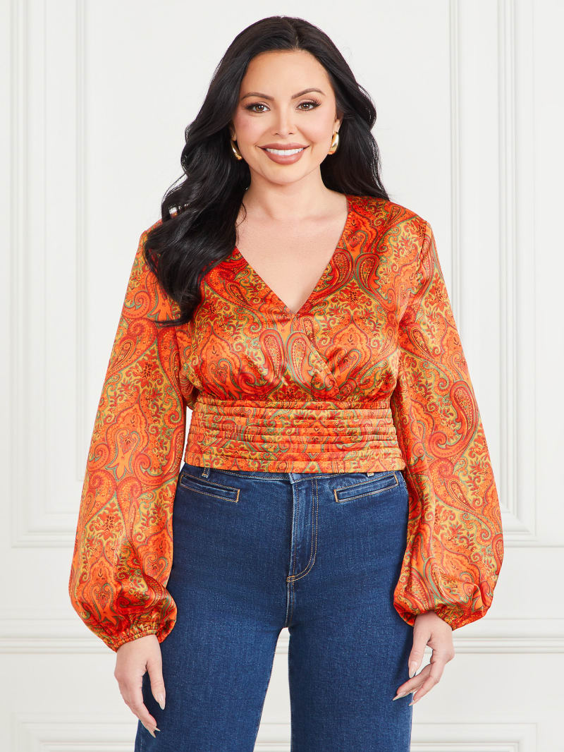 Guess Morris Paisley Top - Morris Paisley Print Guess Morris Paisley Top - Morris Paisley Print