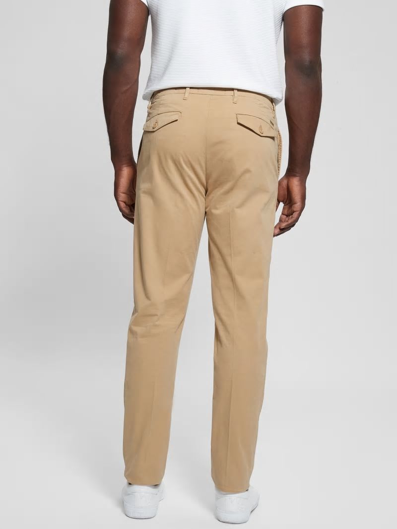 Guess Noah Straight Pants - Travertine Sand Guess Noah Straight Pants - Travertine Sand