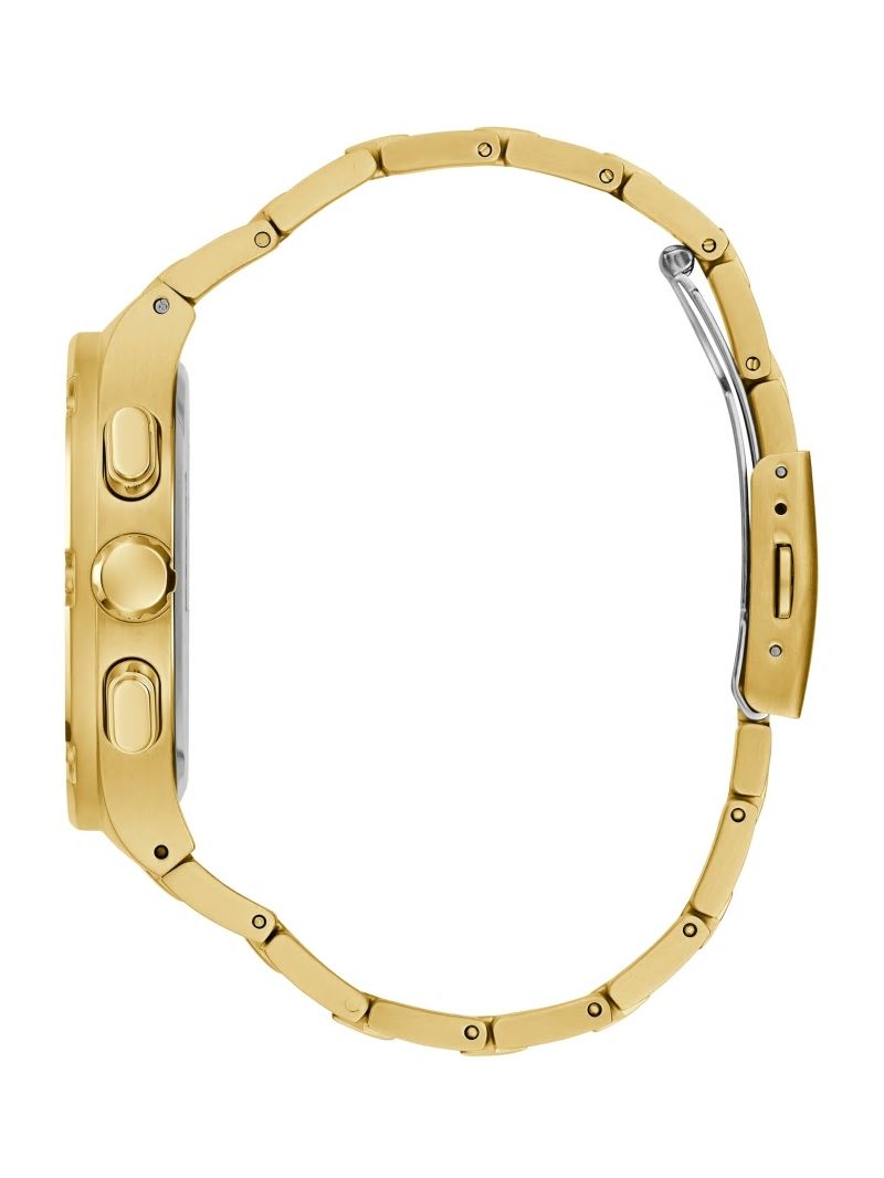 Guess Gold-Tone and Black Multifunction Watch - Gold Guess Gold-Tone and Black Multifunction Watch - Gold