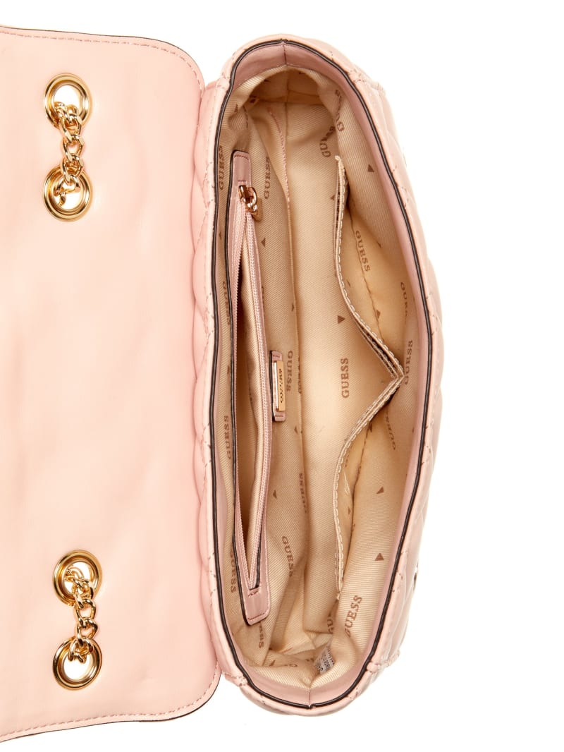 Guess Alanna Convertible Crossbody - Light Rose Guess Alanna Convertible Crossbody - Light Rose