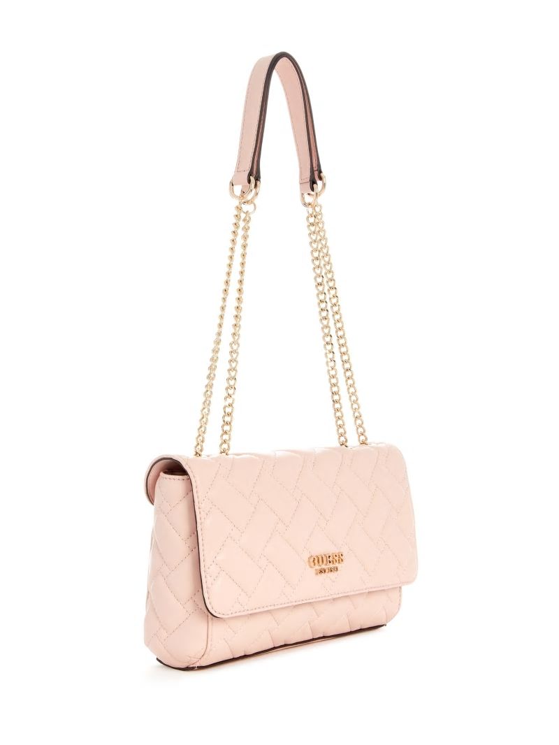 Guess Alanna Convertible Crossbody - Light Rose Guess Alanna Convertible Crossbody - Light Rose