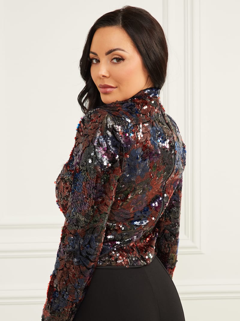 Guess Jasmine Sequin Top - Delight Sequins Guess Jasmine Sequin Top - Delight Sequins