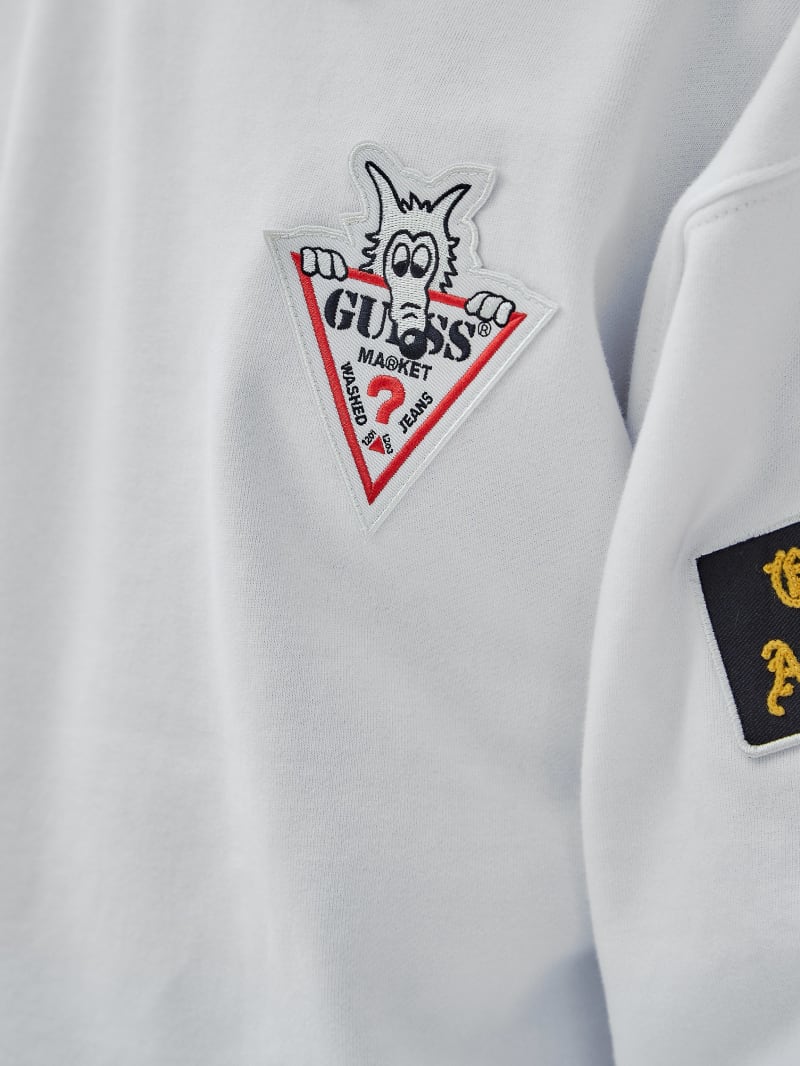Guess GUESS Originals x Market Crewneck - Pure White Guess GUESS Originals x Market Crewneck - Pure White