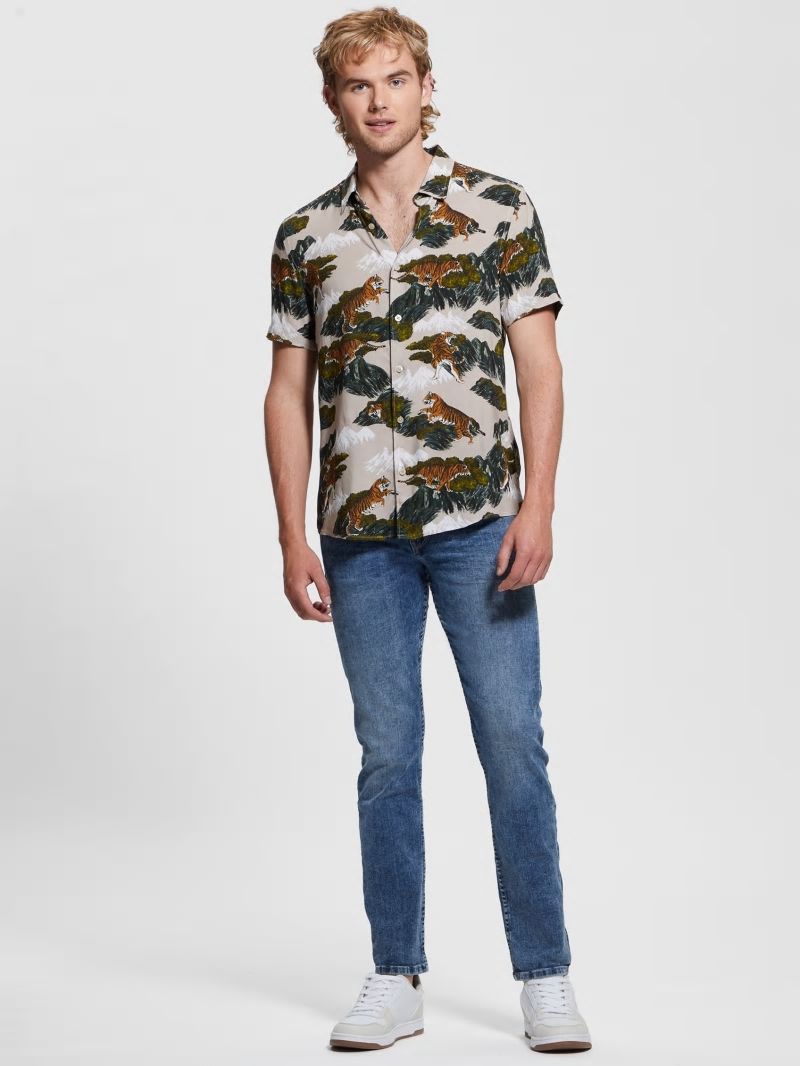 Guess Eco Mountain Tiger Shirt - Mountain Tiger Guess Eco Mountain Tiger Shirt - Mountain Tiger