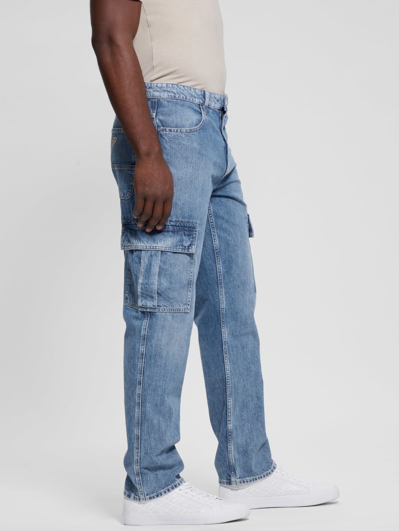 Guess Julianne Cargo Jeans - Light Wash Guess Julianne Cargo Jeans - Light Wash