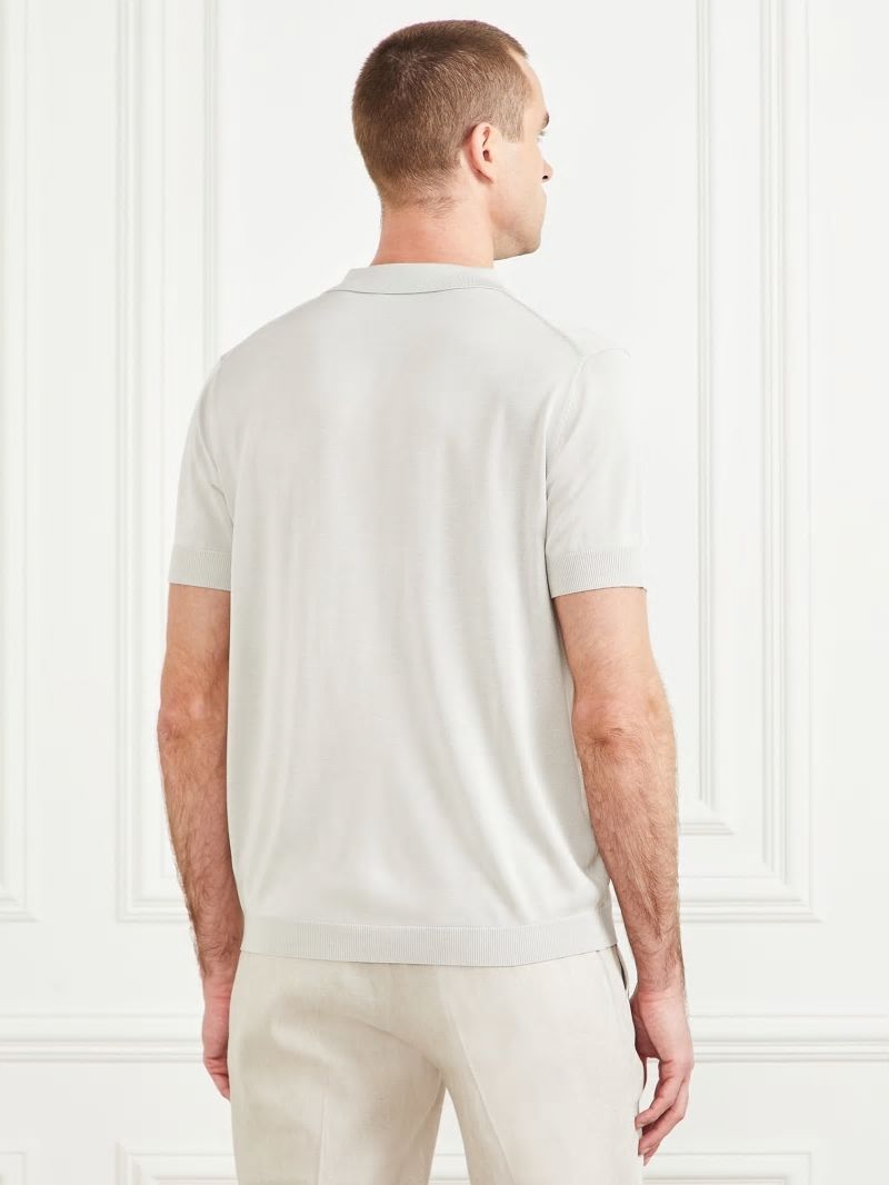 Guess Silk Polo - Full Moon Guess Silk Polo - Full Moon