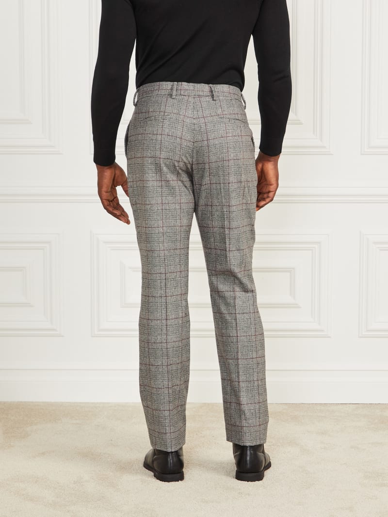 Guess Roger Chino Pants - Black/White/Red Check Guess Roger Chino Pants - Black/White/Red Check