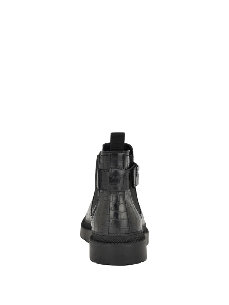 Guess Carpus G Buckle Chelsea Boots - Black 002 Guess Carpus G Buckle Chelsea Boots - Black 002