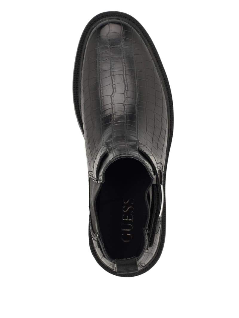 Guess Carpus G Buckle Chelsea Boots - Black 002 Guess Carpus G Buckle Chelsea Boots - Black 002