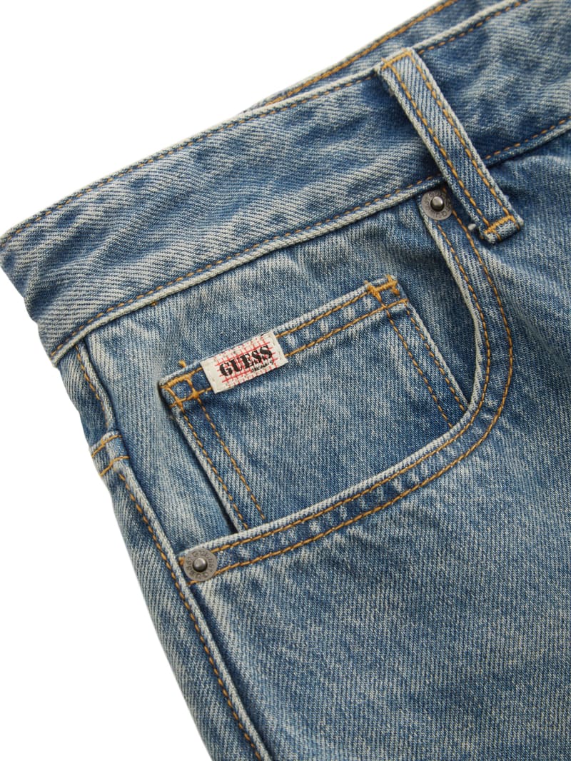 Guess GUESS Originals Kit Straight Jeans - Go Leo Lt Wash Guess GUESS Originals Kit Straight Jeans - Go Leo Lt Wash