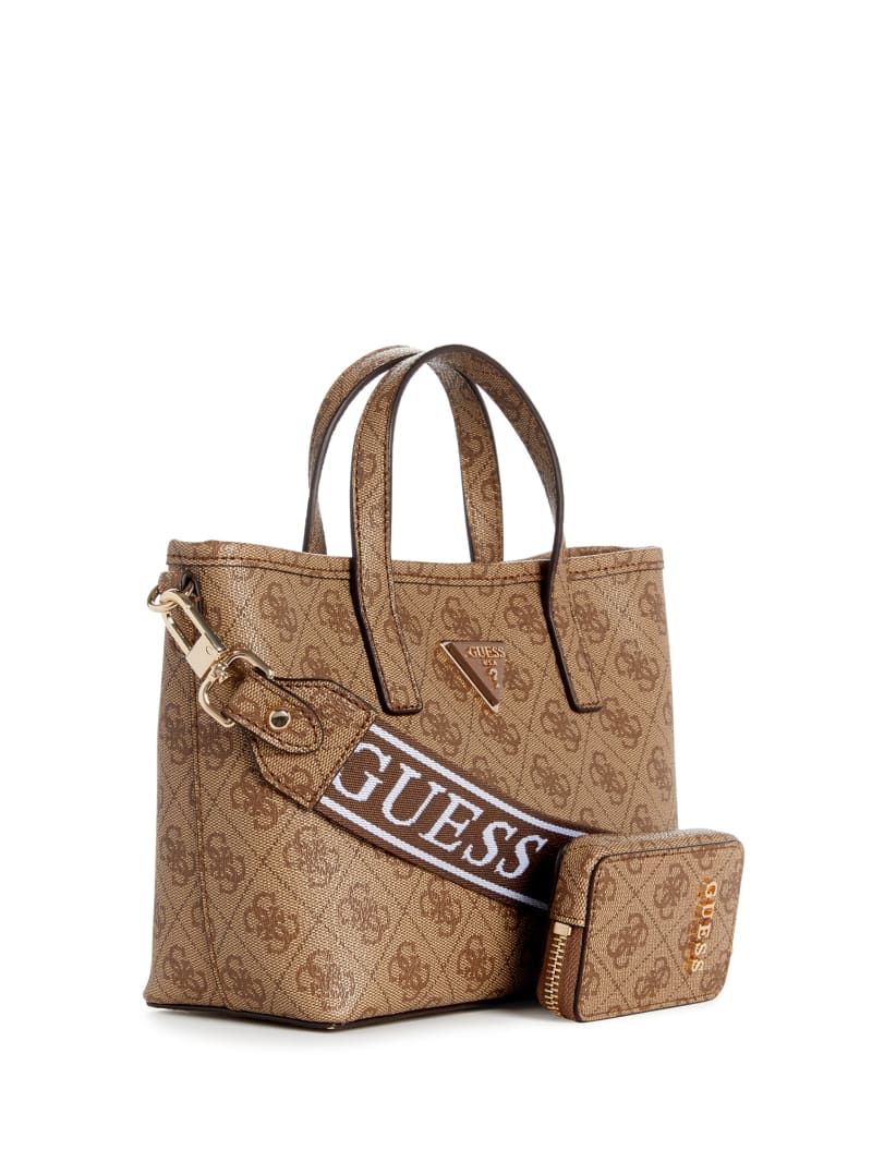 Guess Latona Quattro G Mini Tote Set - Latte Logo Guess Latona Quattro G Mini Tote Set - Latte Logo