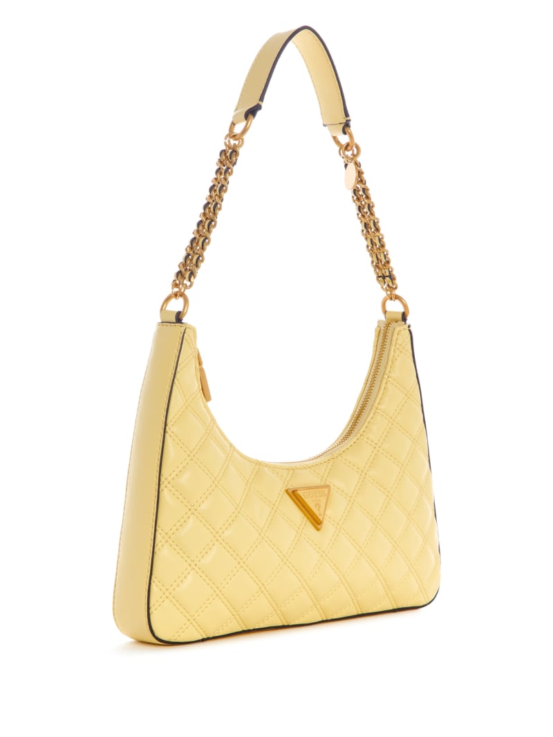 Guess Giully Top-Zip Shoulder Bag - Yellow Guess Giully Top-Zip Shoulder Bag - Yellow