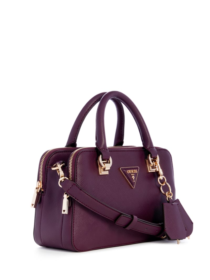 Guess Brynlee Small Status Satchel - Plu Guess Brynlee Small Status Satchel - Plu